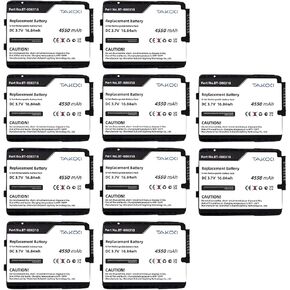 （10-Pack） BT-000318 Battery Replacement for Zebra/Symbol TC77 TC70 TC75 TC72, BT-000318 82-171249-01 82-171249-02 Battery (4550mAh)