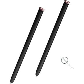 2 Pack Galaxy S22 Ultra S Pen Replacement for Samsung Galaxy S22 Ultra Stylus Pen 5G SM-S908U S22 Ultra S Pen WithoutBluetooth + Eject Pin (Burgundy)