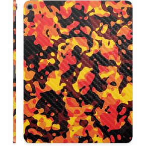 Carbon Fiber Skin Compatible with Apple iPad Air 11 (M2) 2024 - Warm Modern Camo - Premium 3M Vinyl Protective Decal Cover - Easy to Apply | Crafted in The USA by MightySkins