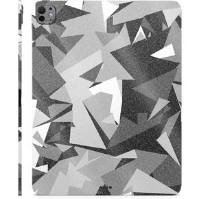 Glossy Glitter Skin Compatible with Apple iPad Pro 13 (M4) 2024 - Mono Camo - Premium 3M Vinyl Protective Wrap Decal Cover - Easy to Apply | Crafted in The USA by MightySkins