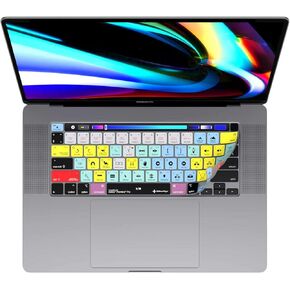 Adobe Premiere Keyboard Covers for MacBook Pro 13" & 16" MacBook Pro 2020+. (Will not fit Other MacBook Models)