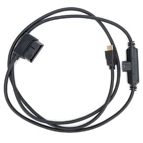 H00008000 OBDII to HDMI Monitor Cable Plug Fit for Edge CS2 CTS2 CTS3 Plug Monitor