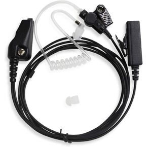 FBI Style 2 Wire Acoustic Tube Headset/earpiece for Kenwood Radio Walkie Talkie Nx-200 Nx-210 Nx-300 Tk-280 Tk-385 Tk-3180 Tk-5400 8-pin