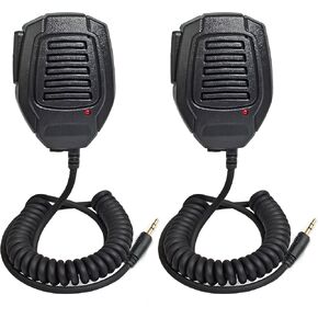 HYS Remote Speaker Microphone, Walkie Talkie Shoulder Mic with PTT for Cobra 2.5mm Microtalk Radio 1 Pin MT200 MT525 MT550 PR375 PR385 CX105 CX112 CXT145 CXT235 CXT345 CXT545 CXR925 Two Way Radio