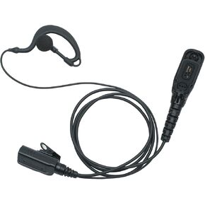 APX6000 Earpiece Headset with Mic PTT for Motorola XPR7550e XPR7550 XPR7580 XPR7580e Walkie Talkie 2 Way Radio Black