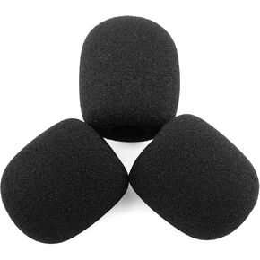 LEFXMOPHY Pop Filter for SteelSeries Arctis Nova Pro / 7 / 7X / 7P / 3 / 1P / 1 / 1X Gaming Headset Mic Foam Cover, 3-Pack Windscreen