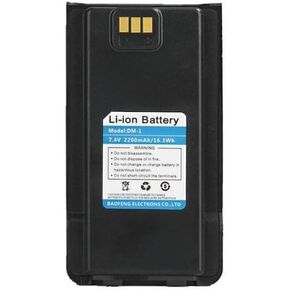 BFTECH Original DM-1,7.4V/2200mAh Battery for Baofeng DM-1701 DMR Two Way Radio Walkie Talkie