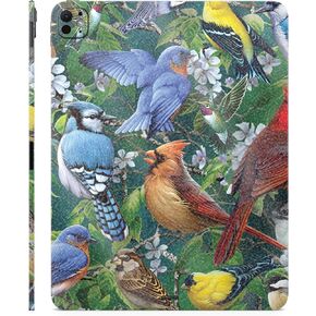 Glossy Glitter Skin Compatible with Apple iPad Pro 13 (M4) 2024 - Backyard Gathering - 3M Vinyl Protective Decal Cover - Easy to Apply | Crafted in The USA by MightySkins