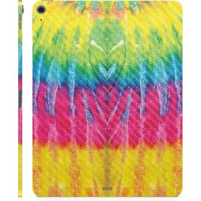 Carbon Fiber Skin Compatible with Apple iPad Air 11 (M2) 2024 - Tie Dye 2 - Premium 3M Vinyl Protective Wrap Decal Cover - Easy to Apply | Crafted in The USA by MightySkins