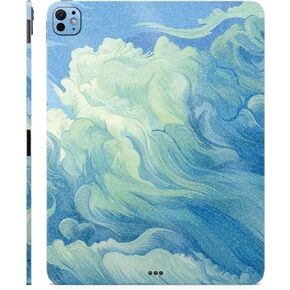 Glossy Glitter Skin Compatible with Apple iPad Pro 13 (M4) 2024 - Visionary - Premium 3M Vinyl Protective Wrap Decal Cover - Easy to Apply | Crafted in The USA by MightySkins