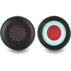 Replacement Earpads Cover Compatible with Plantronics Voyager Focus UC, Ear Pads cushions for Voyager Focus B825, Voyager 4210/4220, Headphone Ear Pads also Fit Poly BlackWire 5200，Memory Foam-Black