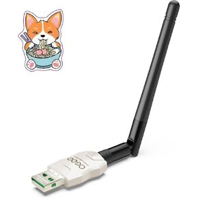 Class 1 Long Range Bluetooth Adapter for PC, QGOO USB Bluetooth Adapter for PC 5.3+EDR, Bluetooth Dongle Bluetooth Receiver Support Windows10/8.1/8/7（white-100）