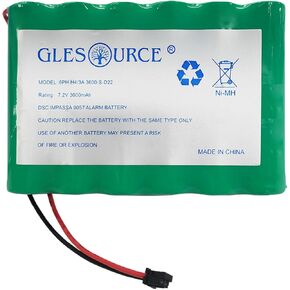 XUNTU (1 Pack) 6PH-H-4/3A3600-S-D22 7.2v Ni-MH Battery Compatible with DSC IMPASSA 9057 Battery Wireless Security System ADT SCW9057G-433