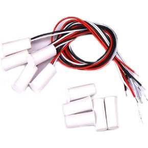 RC-35 NC/NO Recessed Wired Window Door Contact Sensor Alarm Magnetic Reed Switch for Office Home Security System, Sets of 5