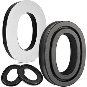 3M WorkTunes Ear Pads - Silicone Gel Instant chill Replacement Earpads Compatible with 3M WorkTunes Peltor Tactical 100/300/500 Ear Cushion Rangeguard 3M Peltor Shotgunner II Pro Tac Com Tac Earmuffs