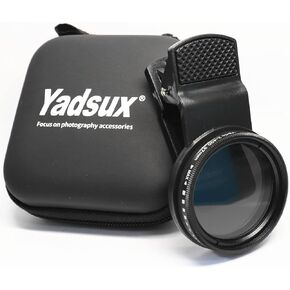 فلتر كاميرا الهاتف 37 ملم، ND2-ND400 احترافي، يمكن استخدامه لتصوير الهواتف الذكية مثل iPhone وSamsung BLU وMotorola وXiaomi والهواتف الذكية الأخرى in Kuwait