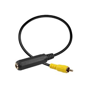 PNGKNYOCN RCA to 1/4 Adapter Cable,6.35mm 1/4'' TS Female to RCA Male Plug Audio Cable for Amplifiers, Speaker,AV Receiver(0.3M)