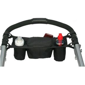Ucity Stroller Safe Console Tray Cup Holder Buggy Pocket Organizer for Stroller, Wheelchair, Rollator, Walker