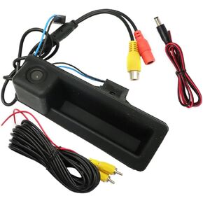 170 Degree Parking Backup Camera HD Rear View Camera Car Trunk Handle Backup Camera Compatible with BMW 3 5 Series X1 X5 X6 E90 E91 E92 E93 E39 E60 E61 E53 E71 2008-2013
