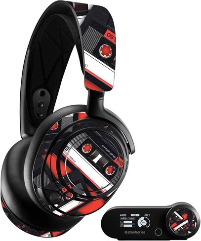 MightySkins Skin Compatible with SteelSeries Arctis Nova Pro - Mixtape | Protective, Durable, and Unique Vinyl Decal wrap Cover | Easy to Apply, Remove, and Change Styles | Made in The USA in Saudi Arabia