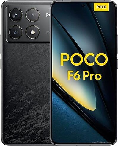 Xiaomi Poco F6 PRO 5G + 4G LTE (1024GB + 16GB) الإصدار العالمي غير مقفل 6.67 بوصة 120 هرتز 50 ميجا بكسل كاميرا ثلاثية (Tmobile Mint Tello & Global) + (مع حزمة Fast Car 51W) (ذاكرة ROM عالمية سوداء) in Kuwait