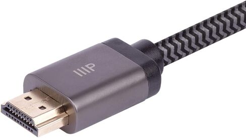 Monoprice 8K Certified Braided Ultra High Speed HDMI 2.1 Cable - 3 Feet - Black (5 Pack) 48Gbps, Compatible With Sony PS 5, PS 5 Digital Edition, Xbox Series X, and Xbox Series S in Saudi Arabia