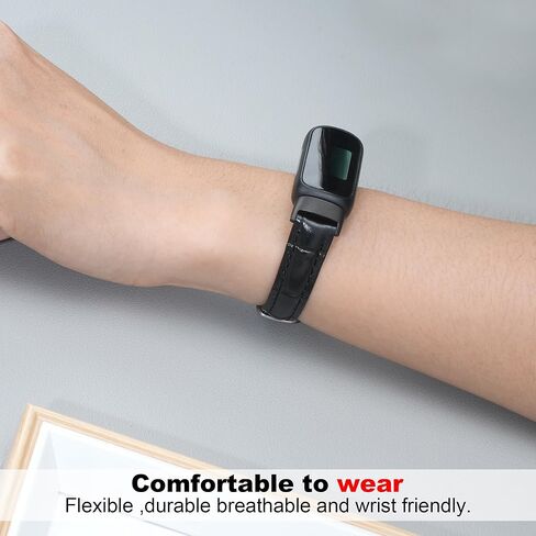 أحزمة جلدية أصلية متوافقة مع Fitbit Inspire 3 أحزمة رياضية ناعمة قابلة للتعديل وأساور معصم بديلة للنساء والرجال in Kuwait