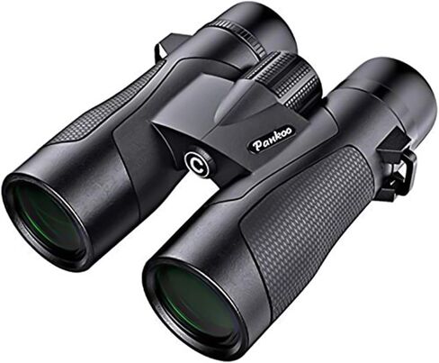 12x42 Roof Prism Binoculars for Adults -Large Eyepiece High Power Waterproof with Low Light Night-Professional HD Binoculars for Bird Watching Hunting Sports-BAK4 FMC Lens with Strap Carrying Bag in Saudi Arabia