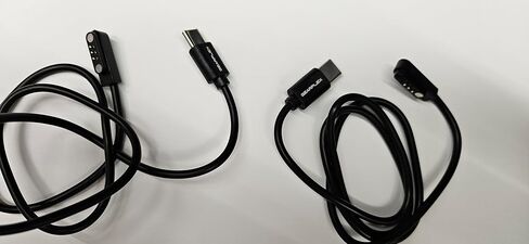 كابل شحن مغناطيسي للساعة الذكية متوافق مع ساعات أبل وسامسونج واللياقة البدنية، شحن سريع مع وصلات ثلاثية الدبوس، USB من النوع C، 5.0 ملم in Kuwait