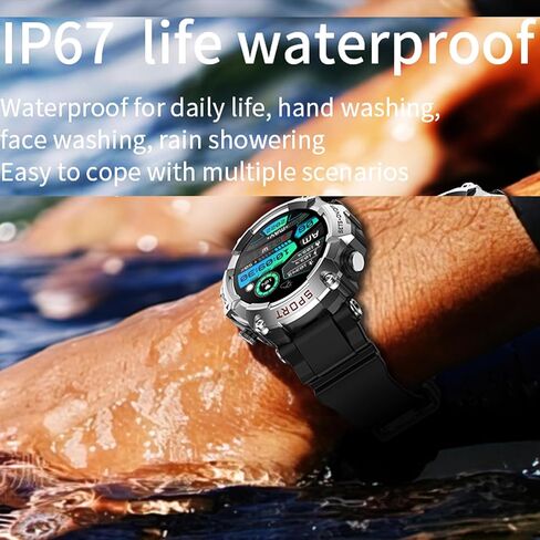 Smart Watch with Earbuds, 1.52-inch AMDLED Screen, 8763EW Chip, Sport Watch, Bluetooth Message Notification, Answer/Dial Calls, Spanish Language Support in Saudi Arabia