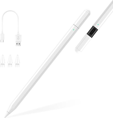 TiMOVO Stylus Pen for iPad, Apple Pencil USB-C with Palm Rejection, 30mins Fast Charge Apple Pen 1st 2nd Generation for iPad Pro 11&12.9, iPad 10/9/8/7/6, iPad Air 3/4/5, iPad Mini 5/6,Gradient Orange in Saudi Arabia