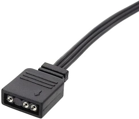 4 Pin to 5V 3 Pin ARGB Conversion Cable ARGB Splitter Cable 5V 3 Pin Converter ARGB Connector Cable Power Cords 3Pin to 4 Pin ARGB Extension Cable for Computer Chassis 4pin to 5V in Saudi Arabia