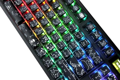 Glacier Skyloong GK87 Pro Youth TKL Layout لاسلكي/سلكي قابل للفصل USB-C لوحة مفاتيح ميكانيكية قابلة للتبديل السريع مع شاشة عرض صغيرة ومقبض، شريط مساحة منفصل متوافق (عالم) in Kuwait