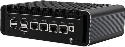 جهاز جدار الحماية صغير الحجم، Intel Celeron N5105 رباعي النواة 4xIntel I226 2.5G Ethernet VPN Router PC AES-NI HDMI DP NO RAM NO SSD in Kuwait