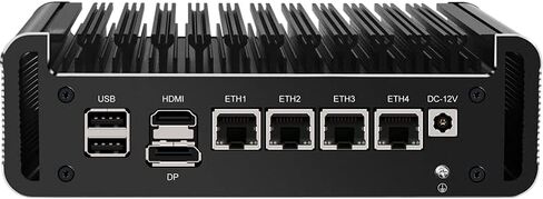 جهاز جدار الحماية صغير الحجم، Intel Celeron N5105 رباعي النواة 4xIntel I226 2.5G Ethernet VPN Router PC AES-NI HDMI DP NO RAM NO SSD in Kuwait