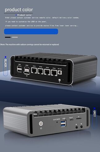 جهاز جدار الحماية صغير الحجم، Intel Celeron N5105 رباعي النواة 4xIntel I226 2.5G Ethernet VPN Router PC AES-NI HDMI DP NO RAM NO SSD in Kuwait