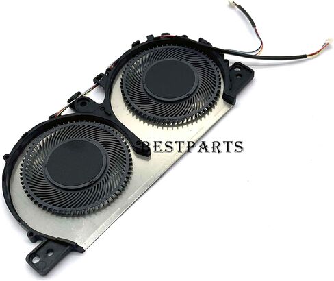 BestParts استبدال مروحة تبريد وحدة المعالجة المركزية الجديدة + وحدة معالجة الرسومات للكمبيوتر المحمول Lenovo Yoga C740-15IML - النوع 81TD، PN: 5H40S19962 DFS1507053H0T in Saudi Arabia