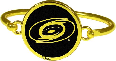 Siskiyou NHL Unisex Gold Tone Bangle Bracelet in Saudi Arabia
