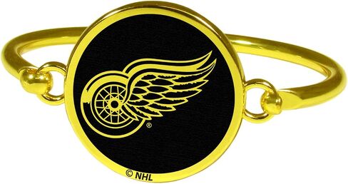 Siskiyou NHL Unisex Gold Tone Bangle Bracelet in Saudi Arabia