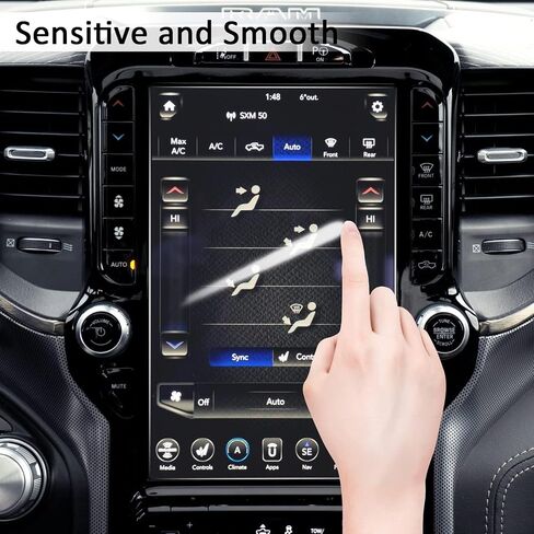 12 Inch Navigator Screen Protector for Dodge Ram 2019 2020 2021 2022 2023 2024 1500 2500 3500, New HD Clear Navigation Screen Protector Accessories, Anti-Scratch Tempered Glass Film in Saudi Arabia