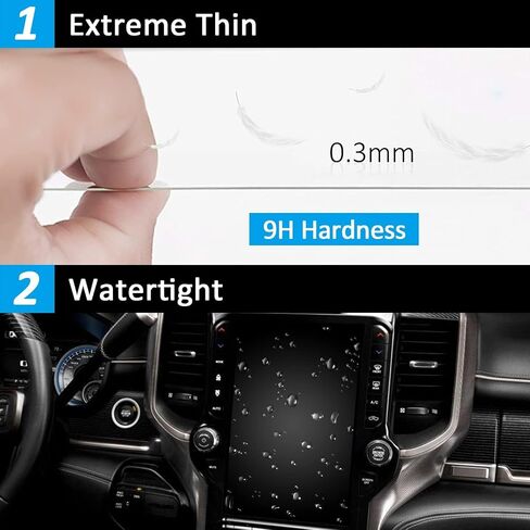 12 Inch Navigator Screen Protector for Dodge Ram 2019 2020 2021 2022 2023 2024 1500 2500 3500, New HD Clear Navigation Screen Protector Accessories, Anti-Scratch Tempered Glass Film in Saudi Arabia
