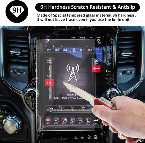 12 Inch Navigator Screen Protector for Dodge Ram 2019 2020 2021 2022 2023 2024 1500 2500 3500, New HD Clear Navigation Screen Protector Accessories, Anti-Scratch Tempered Glass Film in Saudi Arabia
