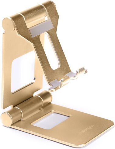 PHOTOMYNE Large Cell Phone Stand for Desk | Phone Dock & Phone Holder for All iOS and Android Smartphones (Gold) in Saudi Arabia