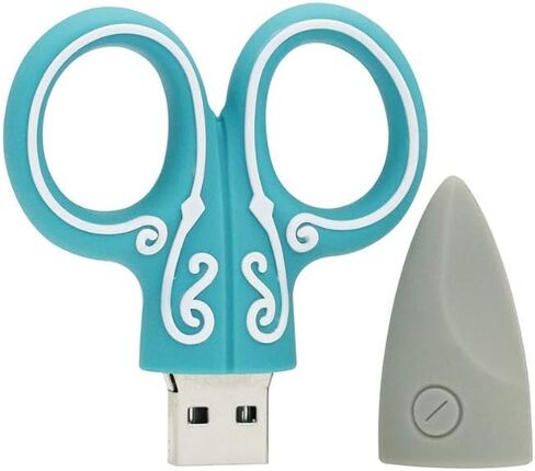 16GB Pendrive Novelty Green 3D Scissors Shears Tailor Model USB Flash Drive Memory Stick U Disk Gift in Saudi Arabia