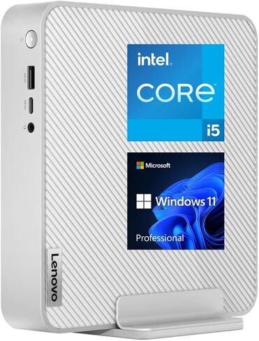 Lenovo IdeaCentre Newest Business Mini Desktop, 13th Gen Intel i5-13500H, 16GB RAM, 512GB PCIe M.2 SSD, RJ-45, HDMI, Wi-Fi 6, Bluetooth, Windows 11 Pro, Grey in Saudi Arabia