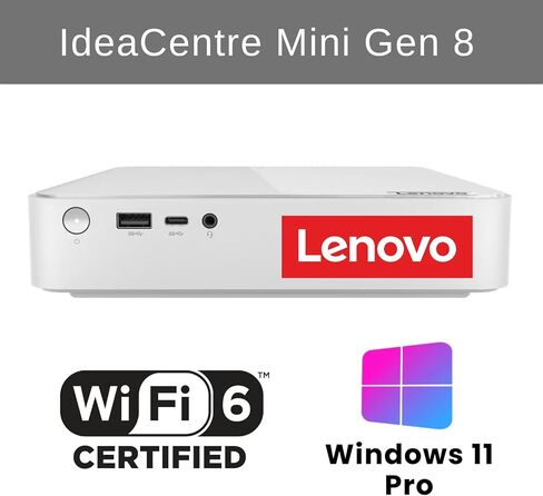 Lenovo IdeaCentre Newest Business Mini Desktop, 13th Gen Intel i5-13500H, 16GB RAM, 512GB PCIe M.2 SSD, RJ-45, HDMI, Wi-Fi 6, Bluetooth, Windows 11 Pro, Grey in Saudi Arabia