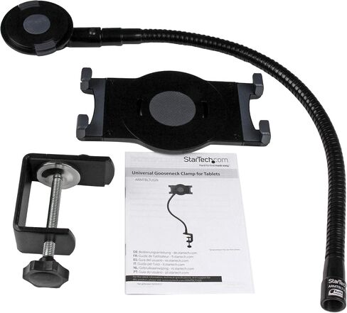 StarTech.com Gooseneck Tablet Holder - Bendable Tablet Arm - Desk Mount Tablet Stand - for Most 7" to 11" Tablets - Detachable Holder (ARMTBLTUGN) in Saudi Arabia