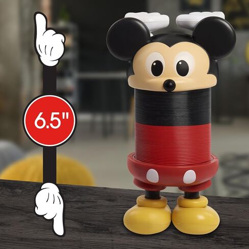 Just Play Slinky® Flips Mickey Mouse Slinky Figure, Kids Toys for Ages 5 Up in Saudi Arabia