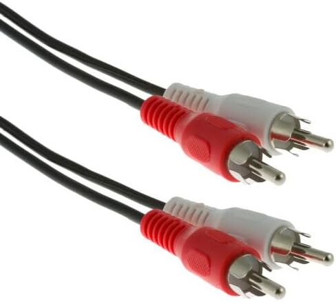 كابل صوت A/V RCA إلى RCA 2 ذكر إلى 2 ذكر | كابل صوت RCA مزدوج | 6 أقدام للتلفزيون، وVCR، وDVD، وجهاز العرض وتطبيقات المسرح المنزلي - Wty مدى الحياة in Saudi Arabia