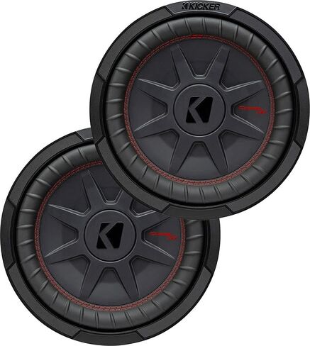KICKER Bundle of 2 Items 10" CompRT Subwoofers DVC 4-ohm in Saudi Arabia